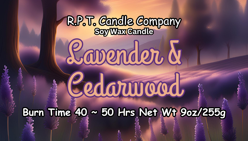 Lavender & Cedarwood Candle