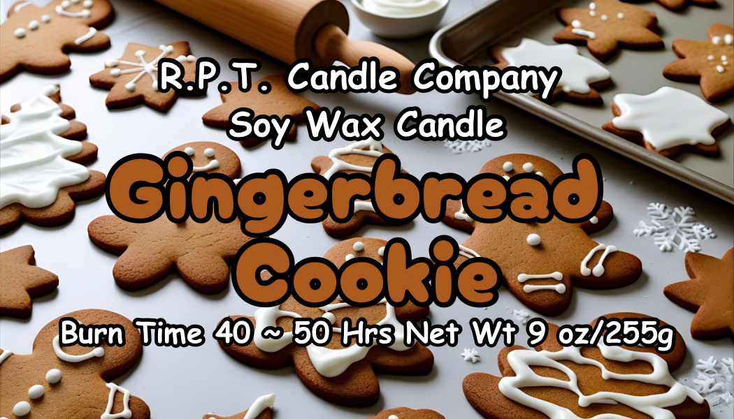Gingerbread Cookie Candle